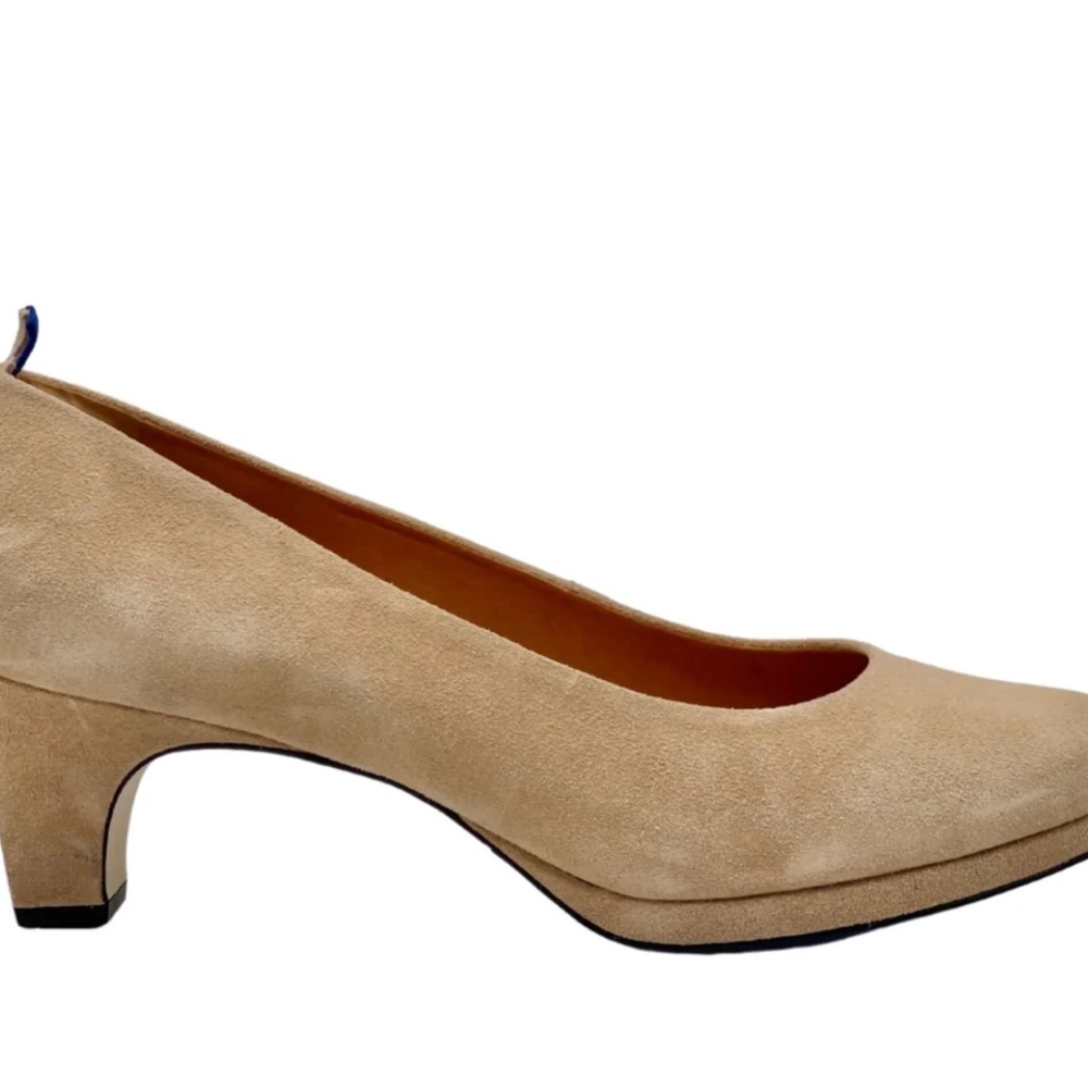 dr LIZA sneaker pump with detachable sparkle strap - GOLDEN SAND SUEDE - Sz 8.5W